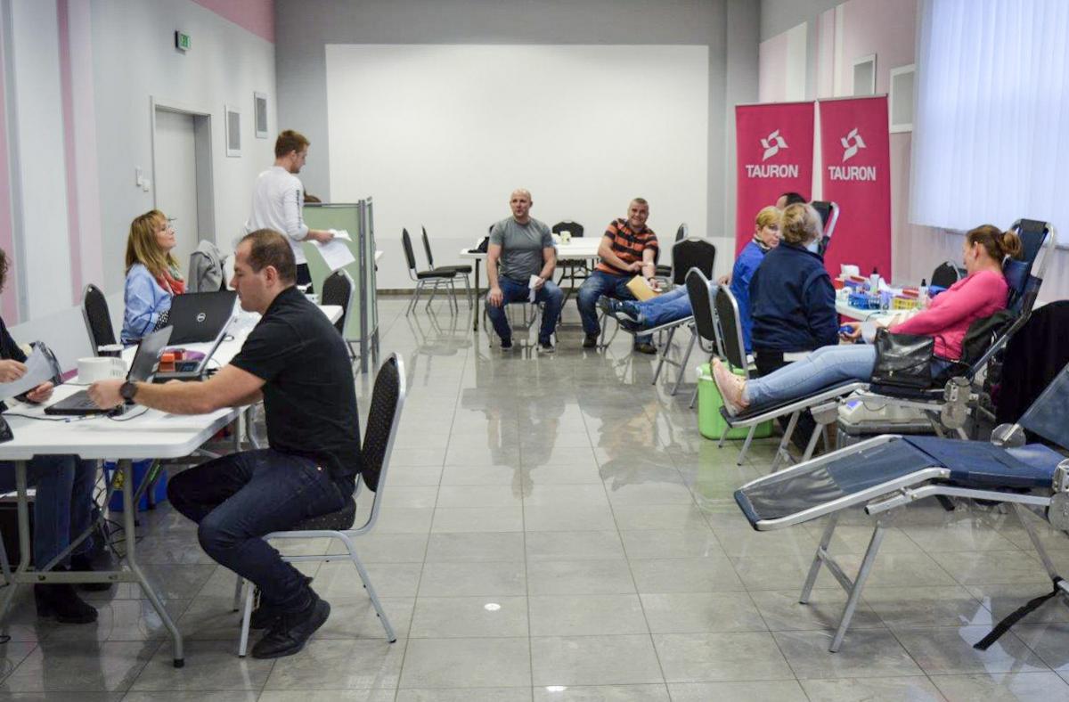 Rekordowe 570 litrów krwi od górników z Jaworzna