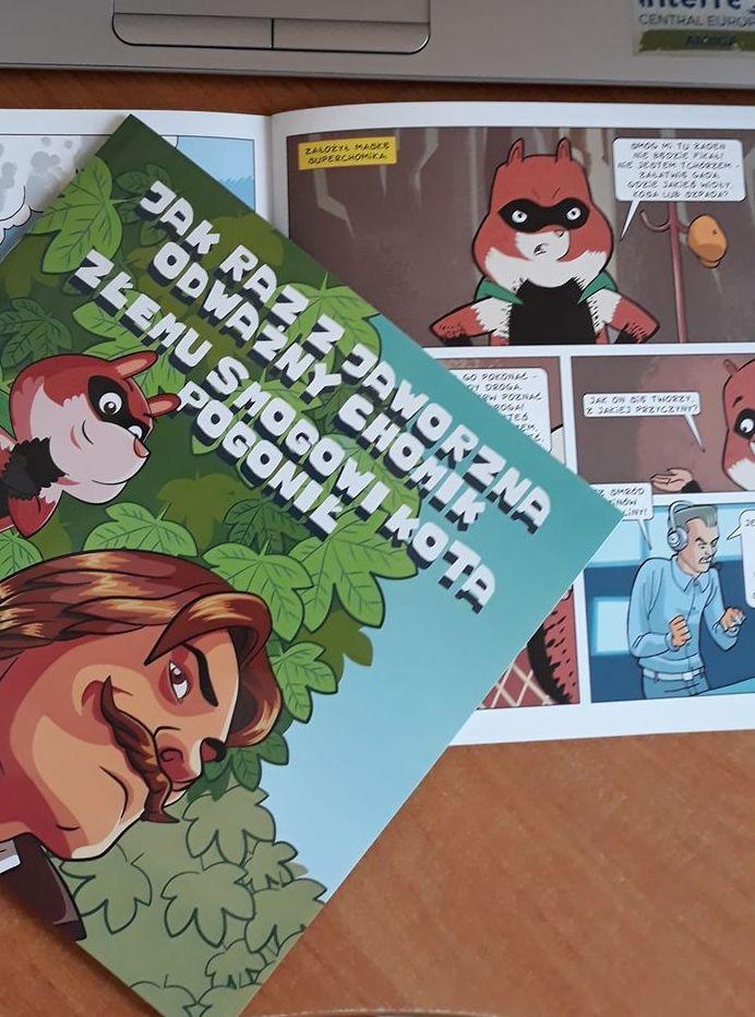 Jaworznicki chomik został bohaterem komiksu!