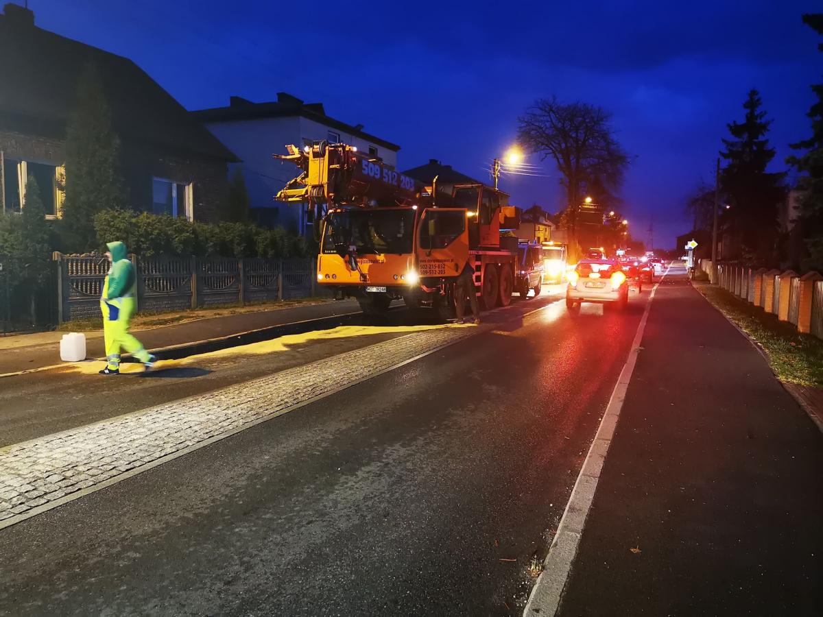 Wypadek przy ul. Jaworznickiej