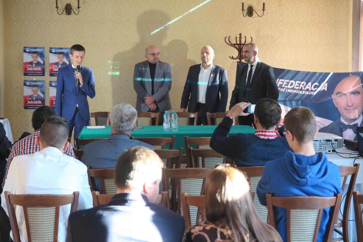 Spotkanie wyborcze Konfederacji w Jaworznie