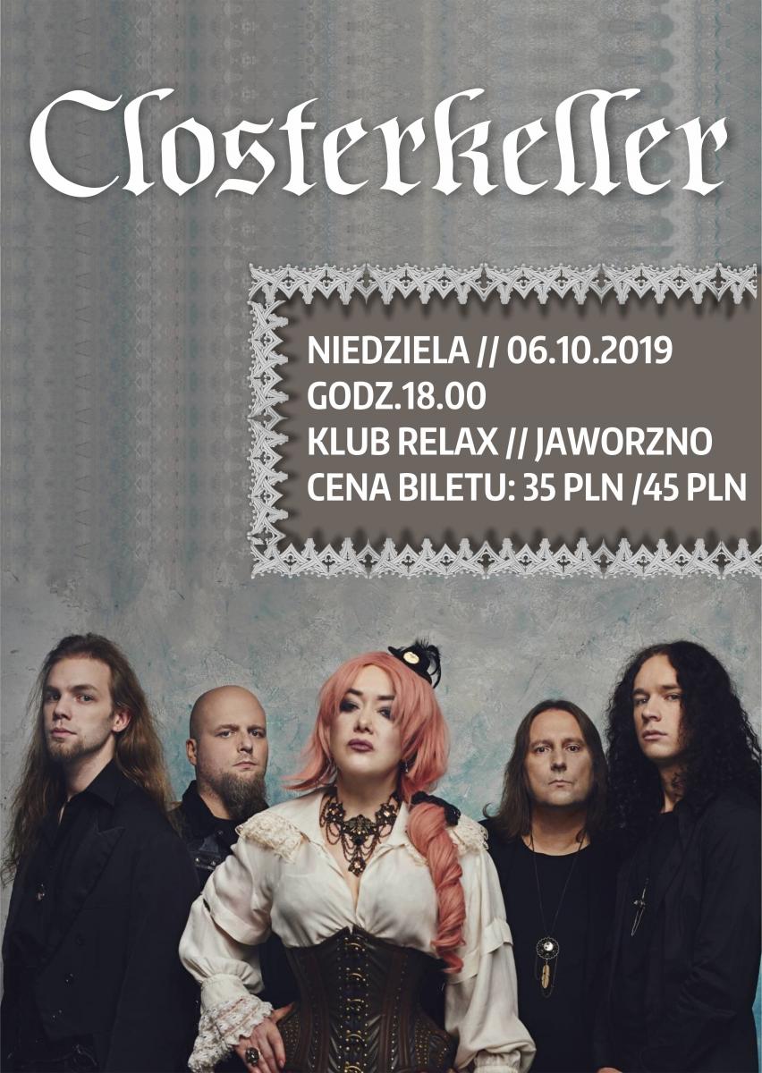 Zaproszenie na koncert zespołu CLOSTERKELLER
