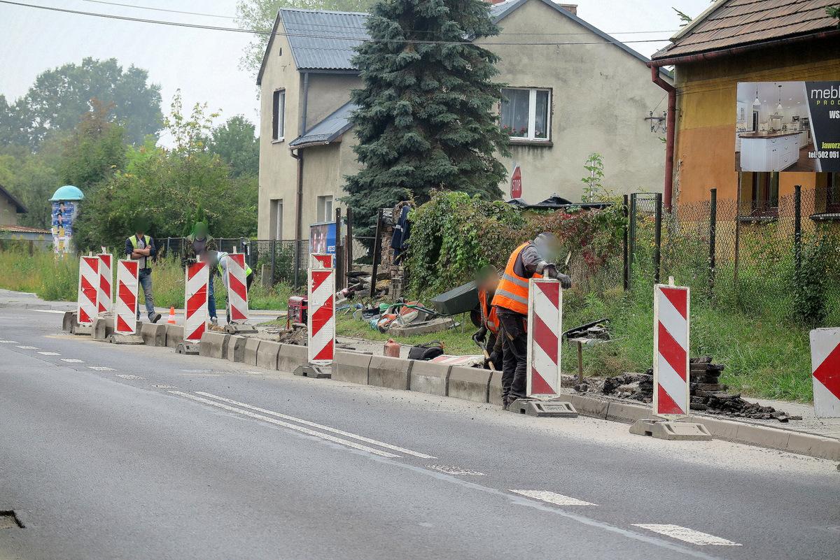 Remont i zwężenie skrzyżowania na ul. Św. Wojciecha