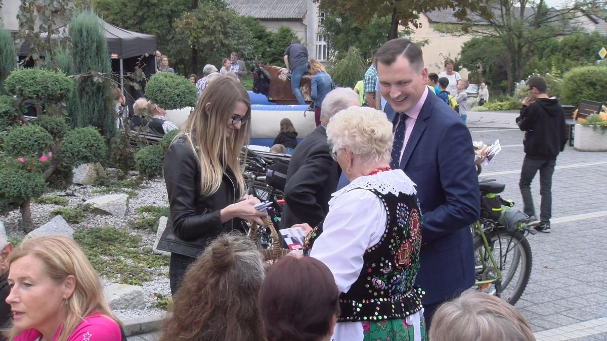 Marcin Kozik był uczestnikiem Dożynek Dzielnicowych w Byczynie