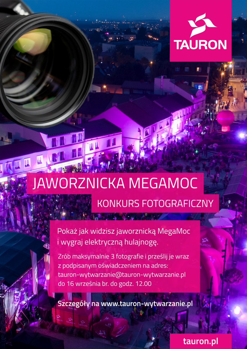 KONKURS: MEGAMOC jest w TOBIE, jest w NAS i w NASZYM MIEŚCIE!