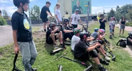 Warsztaty jazdy na pumptracku już za nami. Chętnych nie brakowało