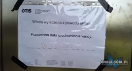 Winda na ul. Chopina nieczynna do odwołania