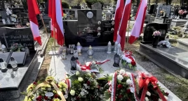 Odnowiono grób pilota II wojny światowej Karola Pniaka