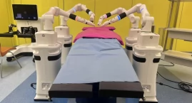 Robot operuje pacjentów w szpitalu w Sosnowcu