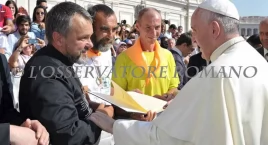 Wspólnota Betlejem w roku 2014 na spotkaniu z Papieżem Franciszkiem - wspomnienia
