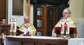 Dyplom honorowy Za zasługi dla miasta Jaworzna dla księdza prałata Eugeniusza Cebulskiego