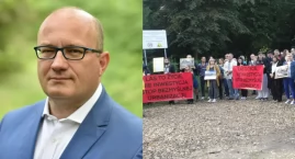 Radny województwa w obronie lasu na Dąbrowie Narodow…