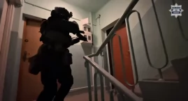 Nalot kontterrorystów na kiboli w Jaworznie