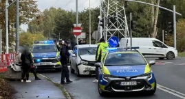 Kolizja na ulicy Grunwaldzkiej