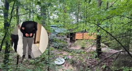 Trzymał narkotyki w leśnym szałasie. Policjanci z Ja&hellip;