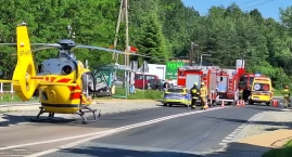 Poważny wypadek na DK79 w Jaworznie. Zderzenie motoc&hellip;