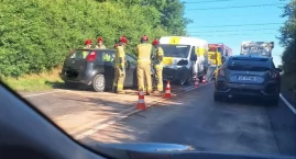 Zderzenie dwóch samochodów na Pietrusowej. Są utrudn&hellip;