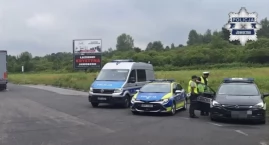 Kontrola ciężarówek w Jaworznie