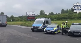 Wspólne kontrole ciężarówek na drogach w Jaworznie