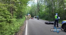 Poważny wypadek na ulicy Jesiennej. 52-letni motocyk&hellip;