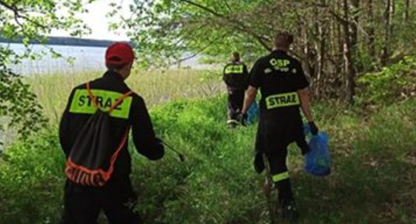 W okolicy zmalała liczba śmieci. To przez trashchallenge OSP Wdzydze Tucholskie