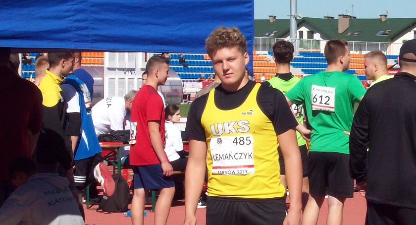 Leon Lemańczyk z nowym rekordem okręgu pomorskiego w rzucie dyskiem