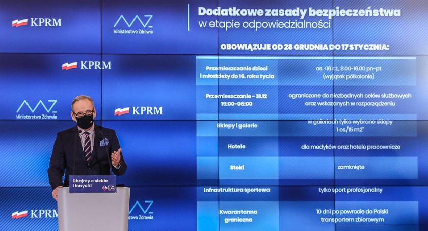 Sylwester  z zakazem przemieszczania się - po świętach lockdown!