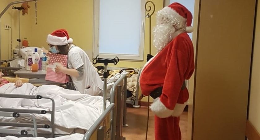Mikołaj nie zapomniał o pacjentach i przygotował dla nich upominki