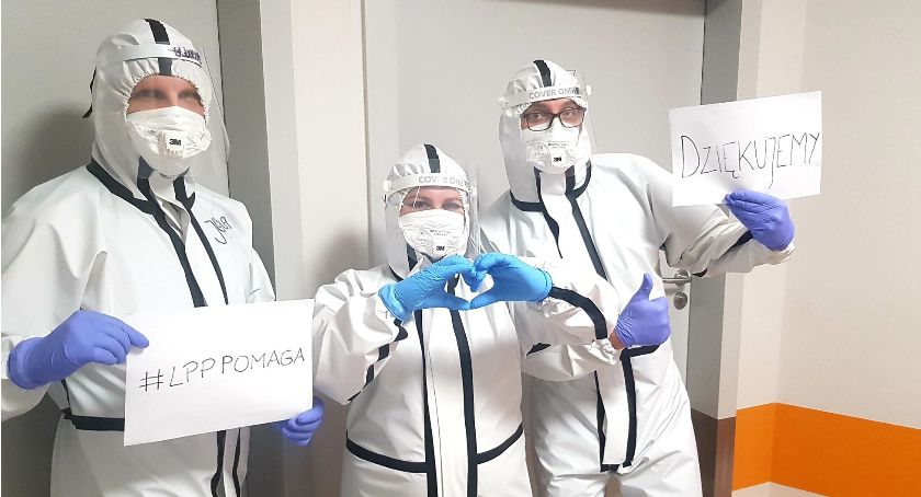 Szpital dostał pieniądze od prywatnej firmy i kupił kombinezony