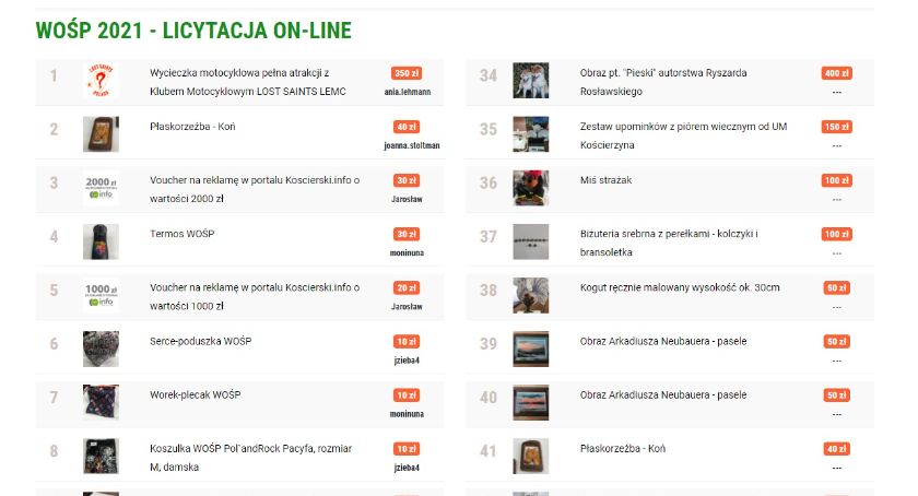 Oto co możesz wylicytować na WOŚP - wybierajcie, licytujcie, grajcie i bawcie się razem z nami!