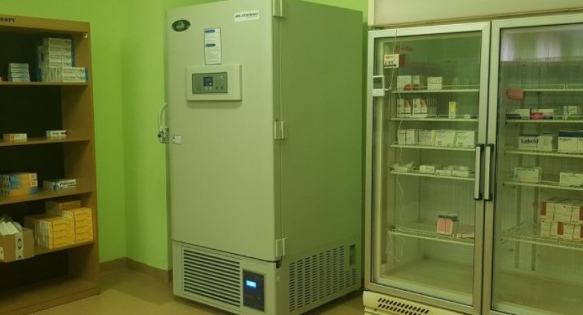 Szczepionki będą przechowywane w nowoczesnej zamrażarce