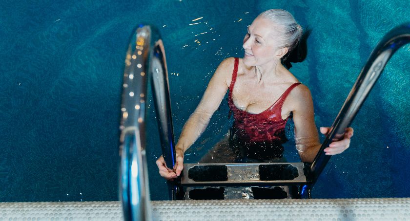 Aqua aerobik dla seniorów z powiatu kościerskiego