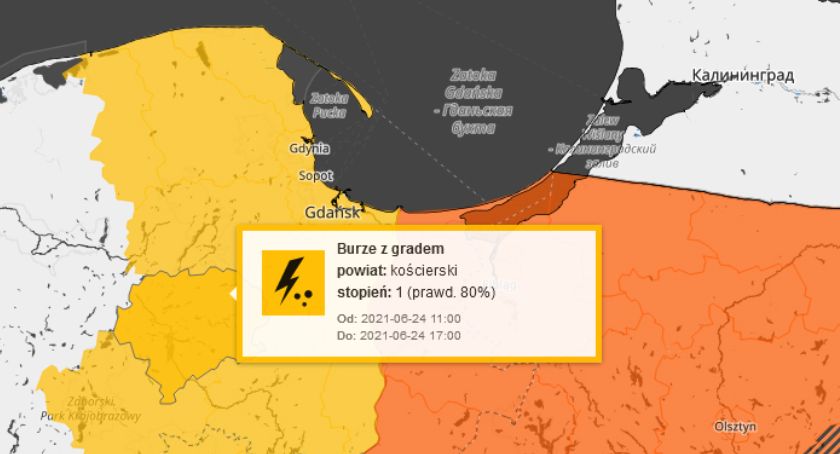 Czwartek pod znakiem burz - wydano ostrzeżenia
