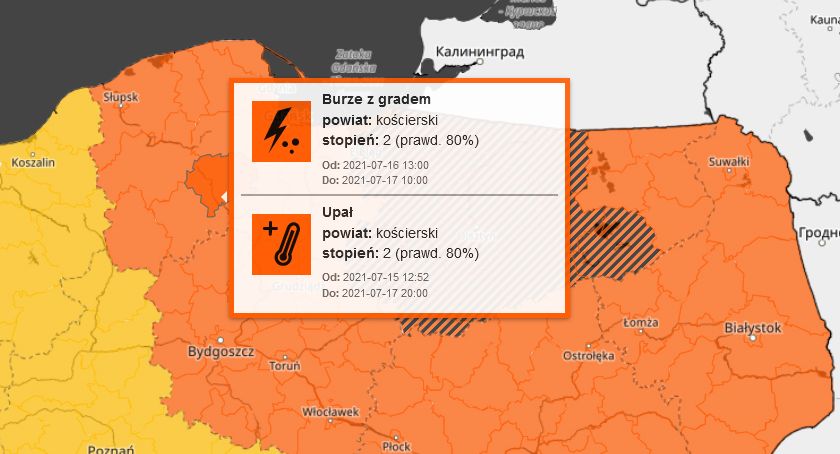 Kolejne alerty w związku z burzami - może być groźnie!