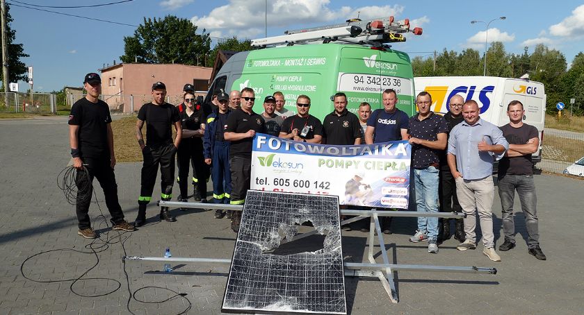 Nowa Karczma. Strażacy szkolili się z fotowoltaiki