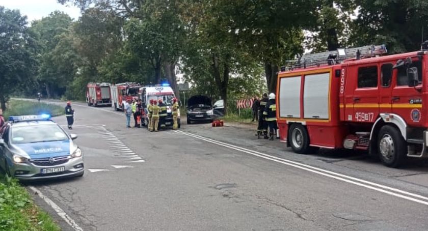 Liniewo. Zderzenie z udziałem dwóch pojazdów 
