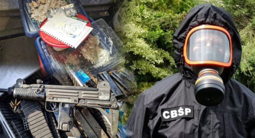 Akcja funkcjonariuszy CBŚ w okolicach Kościerzyny. Ujawniono znaczną ilość narkotyków