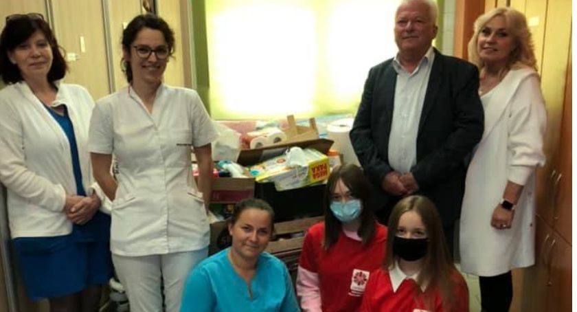 Uczniowie z gm. Stara Kiszewa kolejny raz pomogli kościerskiemu hospicjum