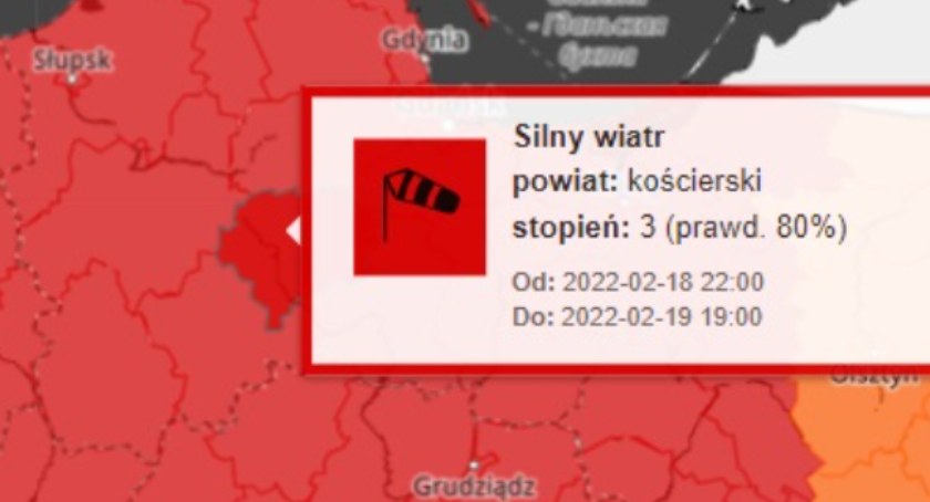 Przed nami kolejna wietrzna noc - wydano ostrzeżenia III stopnia