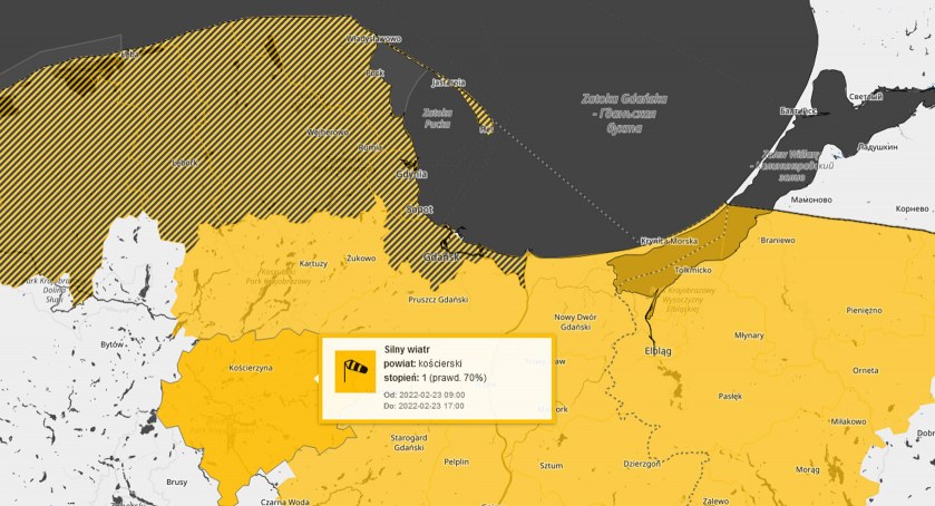 Zapowiada się wietrzna środa - wydano ostrzeżenia