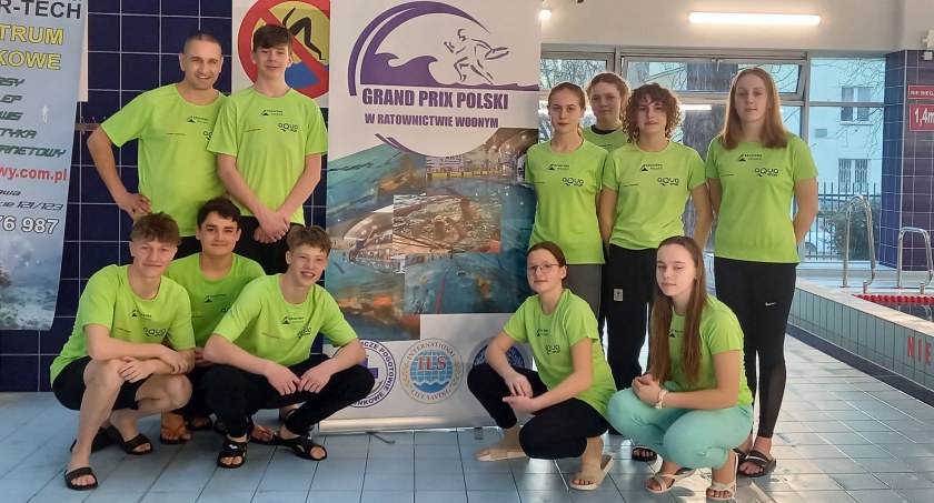 Zawodnicy KS Aqua Sport bardzo dobrze wypadli podczas Grand Prix w Ratownictwie Wodnym