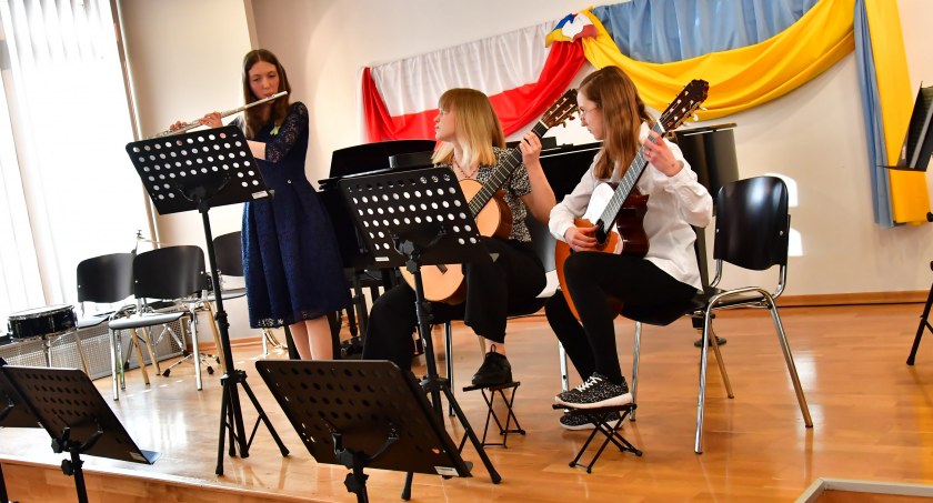 Uczniowie szkoły muzycznej zorganizowali koncert dla obywateli Ukrainy