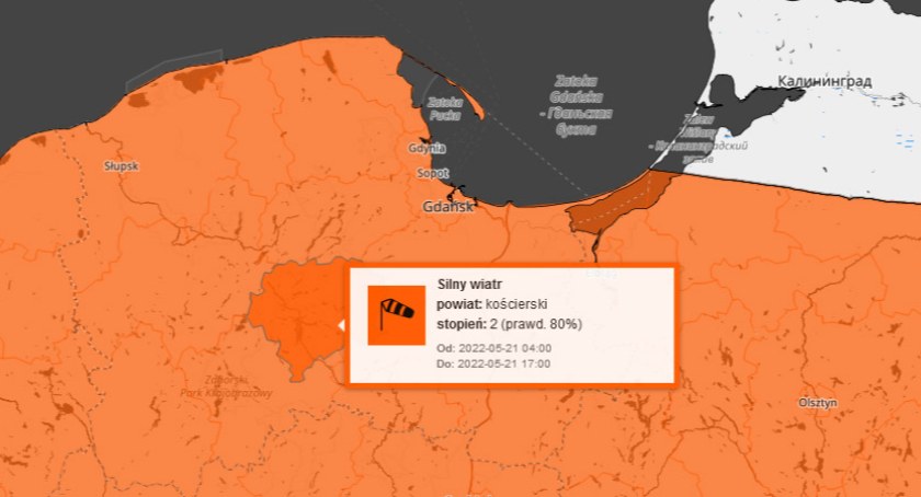 W sobotę burze i silny wiatr - wydano ostrzeżenia II stopnia