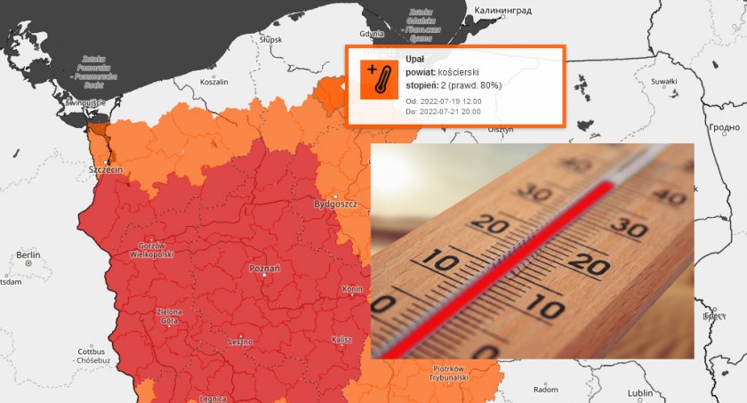 Nadchodzi fala upałów - wydano ostrzeżenia II stopnia