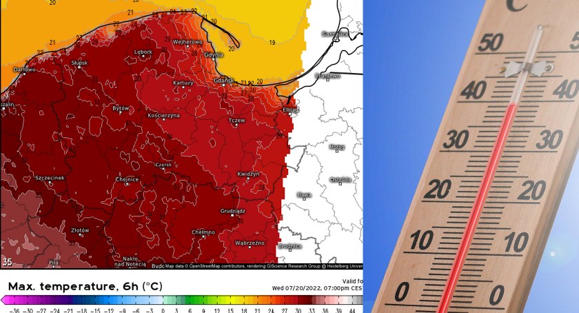  Uwaga na upały - na termometrach może być nawet 35 stopni! 