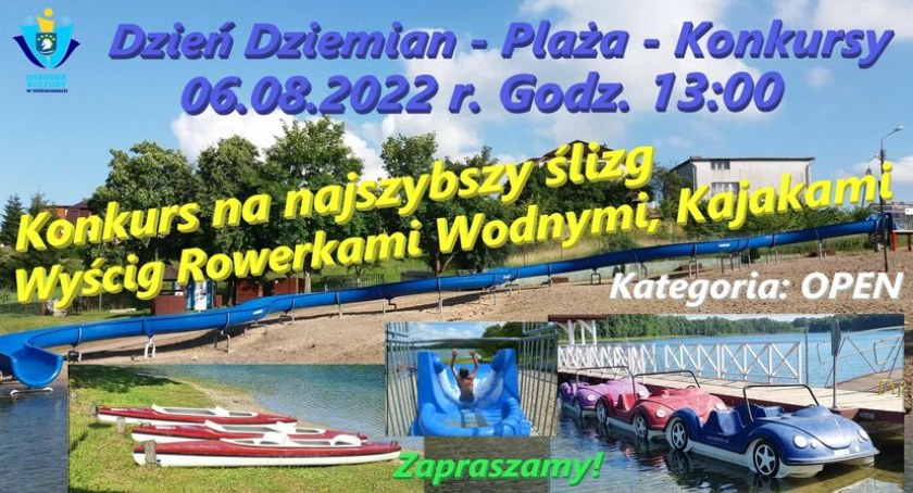 Sportowa rywalizacja na dziemiańskiej plaży
