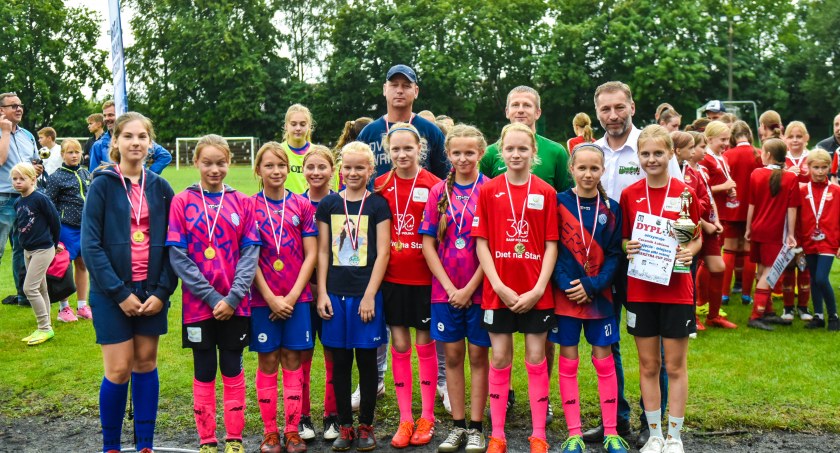 Na miejskim stadionie rywalizowały piłkarskie drużyny z całego Pomorza