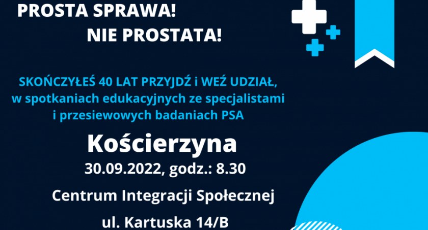 Skończyłeś 40 lat? Weź udział w spotkaniu edukacyjnym 