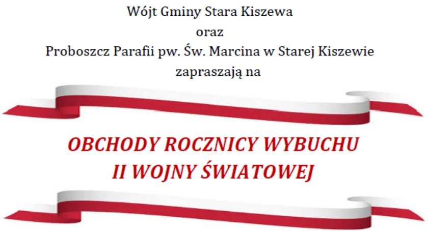 Stara Kiszewa. Obchody 83. rocznicy wybuchu II wojny światowej