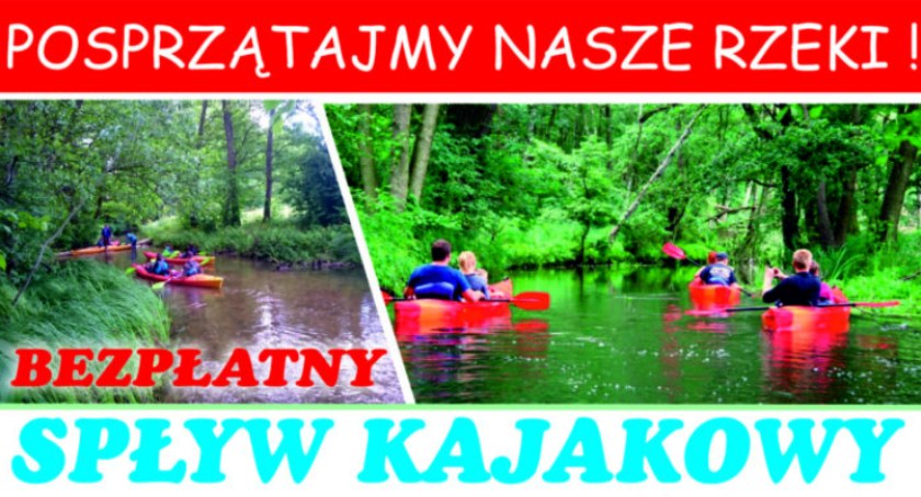 Spływ kajakowy połączony ze sprzątaniem Trzebiochy i Wdy