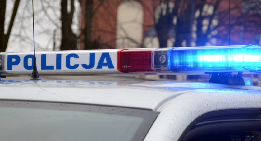 Szablewo. Jechał zygzakiem na oczach policjantów 